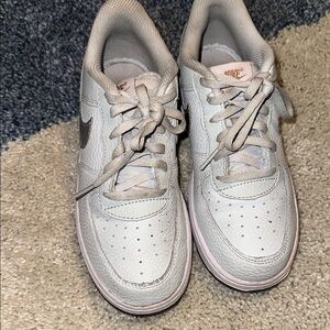 Nike White and Gray Athletic Shoes